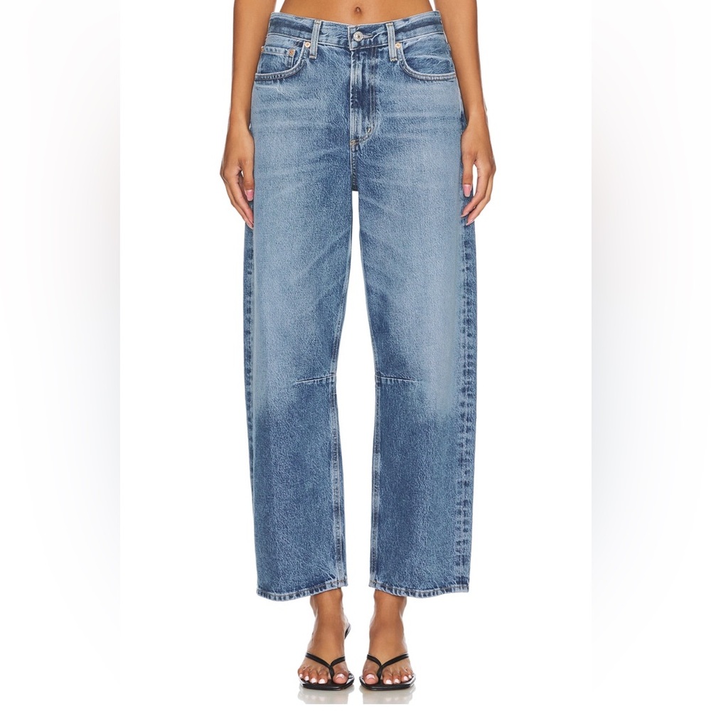 Citizens of Humanity Miró Relaxed Wide Leg Jeans in Pacifica